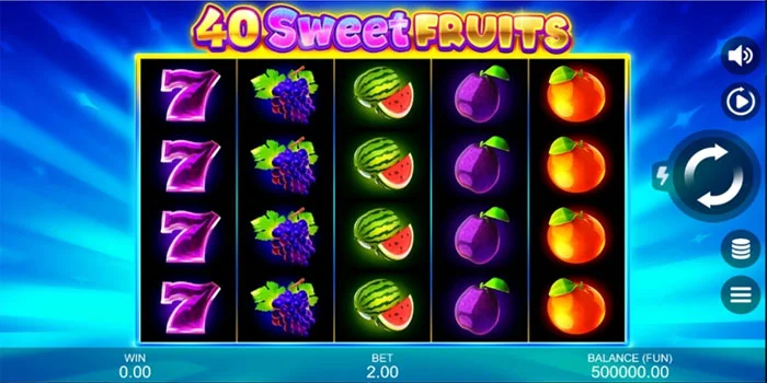 Ikon-Menyegarkan-Slot-40-Sweet-Fruits